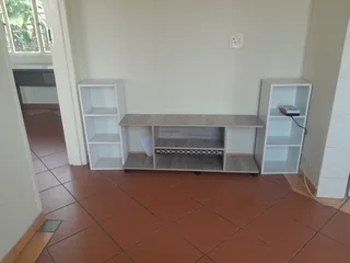 Tv stand work desk and a mirror set