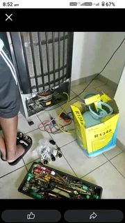 Fridge freezer and regassing