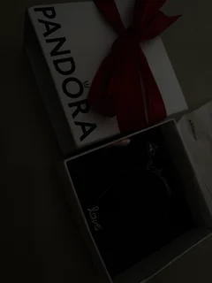 Original Pandora Sparking Handwritten Love necklace