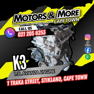 Toyota K3 1.3L Avanza Engine For Sale