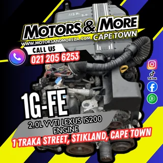 Lexus 1G-FE 2.0L IS200 Engine For Sale
