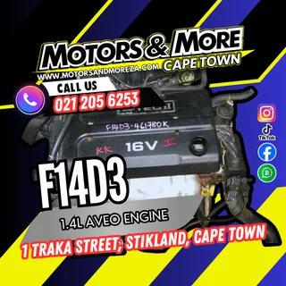 Chevrolet F14D3 1.4L Aveo Engine For Sale