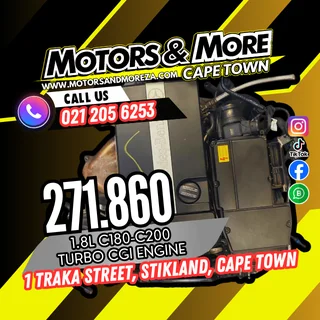 Mercedes 271.860 C180/C200 CGI Engine For Sale