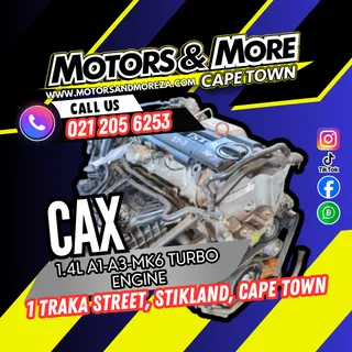 Vwaudi Cax 1.4 A1-a3/mk6 Turbo Engine For Sale