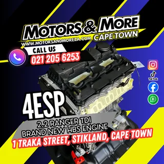 Ford 4ESP 2.2 Ranger Tdi Brand New HBS Engine For Sale