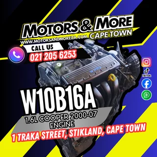 Mini W10B16A 1.6 Cooper 2000-07 Engine For Sale