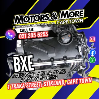 Vwaudi Bxe 1.9 Golf/jetta/caddy Tdi Engine For Sale