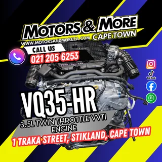 Nissan VQ35-HR 3.5 Twin Throttle Vvti Engine For Sale