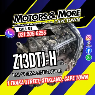 Opel Z13DTJ-H 1.3 Corsa CDTI Engine For Sale