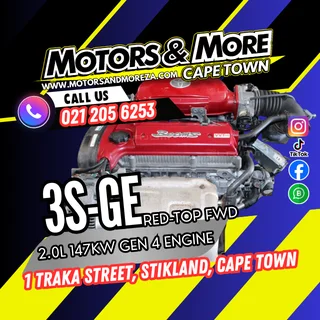 Toyota 3S-GE 2.0 147Kw Gen 4 Engine For Sale