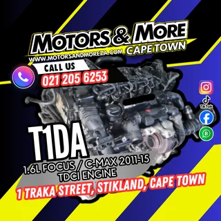 Ford T1DA 1.6 Focus Tdci Engine For Sale