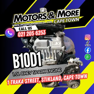 Chevrolet B10D1 1.0 Spark Engine For Sale