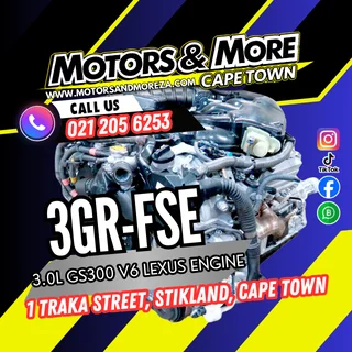 Lexus 3GR-FSE 3.0 Gs300 V6 Engine For Sale