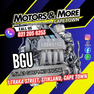 Vwaudi Bgu 1.6 A3 - Golf Mk5 Engine For Sale