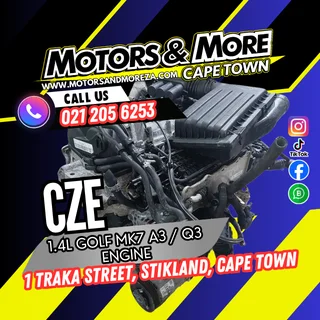 Vwaudi Cze 1.4 Golf Mk7 - A3 Engine For Sale