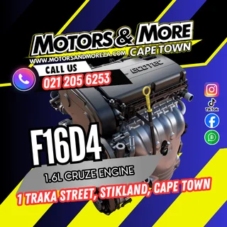 Chevrolet F16D4 1.6 Cruze Engine For Sale