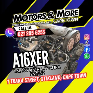 Opel A16XER 1.6 Astra 16V Engine For Sale