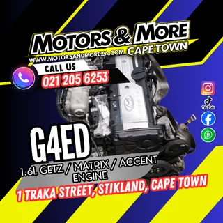 Hyundai G4ED 1.6 Getz Engine For Sale