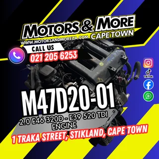 BMW M47D20O1 2.0 E46 320D Engine For Sale