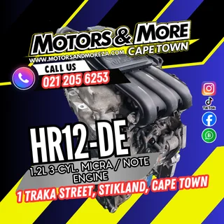 Nissan HR12DE 1.2 Micra Engine For Sale
