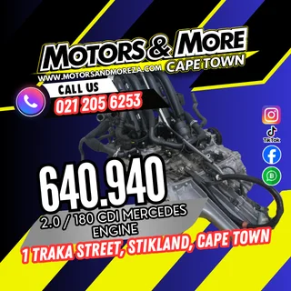 Mercedes 640.940 2.0 180 Cdi Engine For Sale