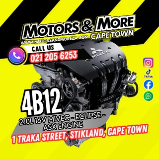Mitsubishi 4B12 2.4 16V Mivec / Outlander Engine For Sale