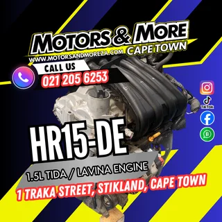 Nissan HR15DE 1.5 Tida / Lavina Engine For Sale
