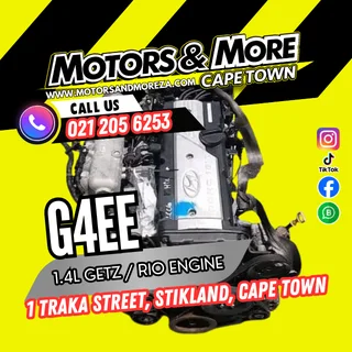 Hyundai G4EE 1.4 Getz / Rio Engine For Sale