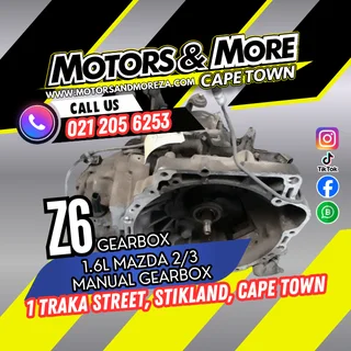 Mazda Z6 1.6 Mazda 2-3 Manual Gearbox For Sale