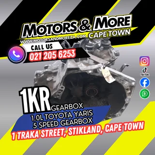 Toyota 1KR 1.0 Yaris Manual Gearbox For Sale