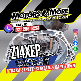 Opel Z14XEP 1.4 Ecotec / Astra Manual Gearbox For Sale