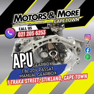 Vwaudi Apu 1.8 20v Passat Manual Gearbox For Sale