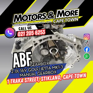 Vwaudi Abf 2.0 16v Golf Mk1-3 Manual Gearbox For Sale
