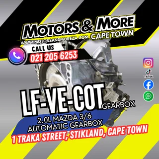 Mazda LF-VE-COT 2.0 Mazda 3-6 Automatic Gearbox For Sale