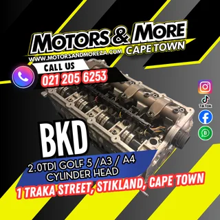 Vwaudi Bkd 2.0 Golf 5 / A3 Tdi Cylinder Head For Sale