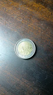 Mandela R5 coins, 90, and 100th birthday.