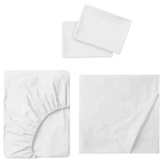 White bedding set