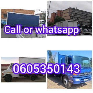 Bakkie and trucks for hire
