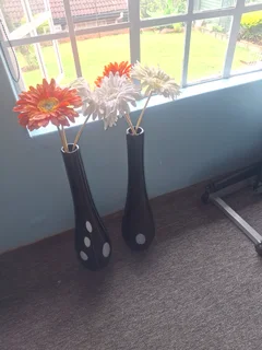 Ceramic decorative vases