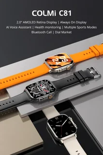 Smart Watch COLMI C81 | AMOLED Screen | Bluetooth Calls | Fitness &amp; Health Tracker