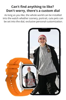 Smart Watch COLMI C81 | AMOLED Screen | Bluetooth Calls | Fitness &amp; Health Tracker