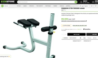 Hyperextension Roman Chair