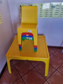 Kiddies table and 4 chairs