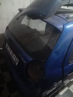 Stripping Chevrolet spark lite for auto spares