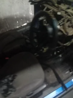 Stripping Chevrolet spark lite for auto spares