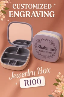 Engraved Jewelry Box