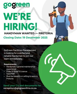 JOB - Ad posted by Pinky Gogreen