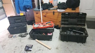 3 full toolboxes with tools its random stuff