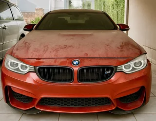 BMW M4 2015 rear-end damage