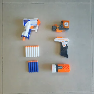 Nerf Triad + attachments
